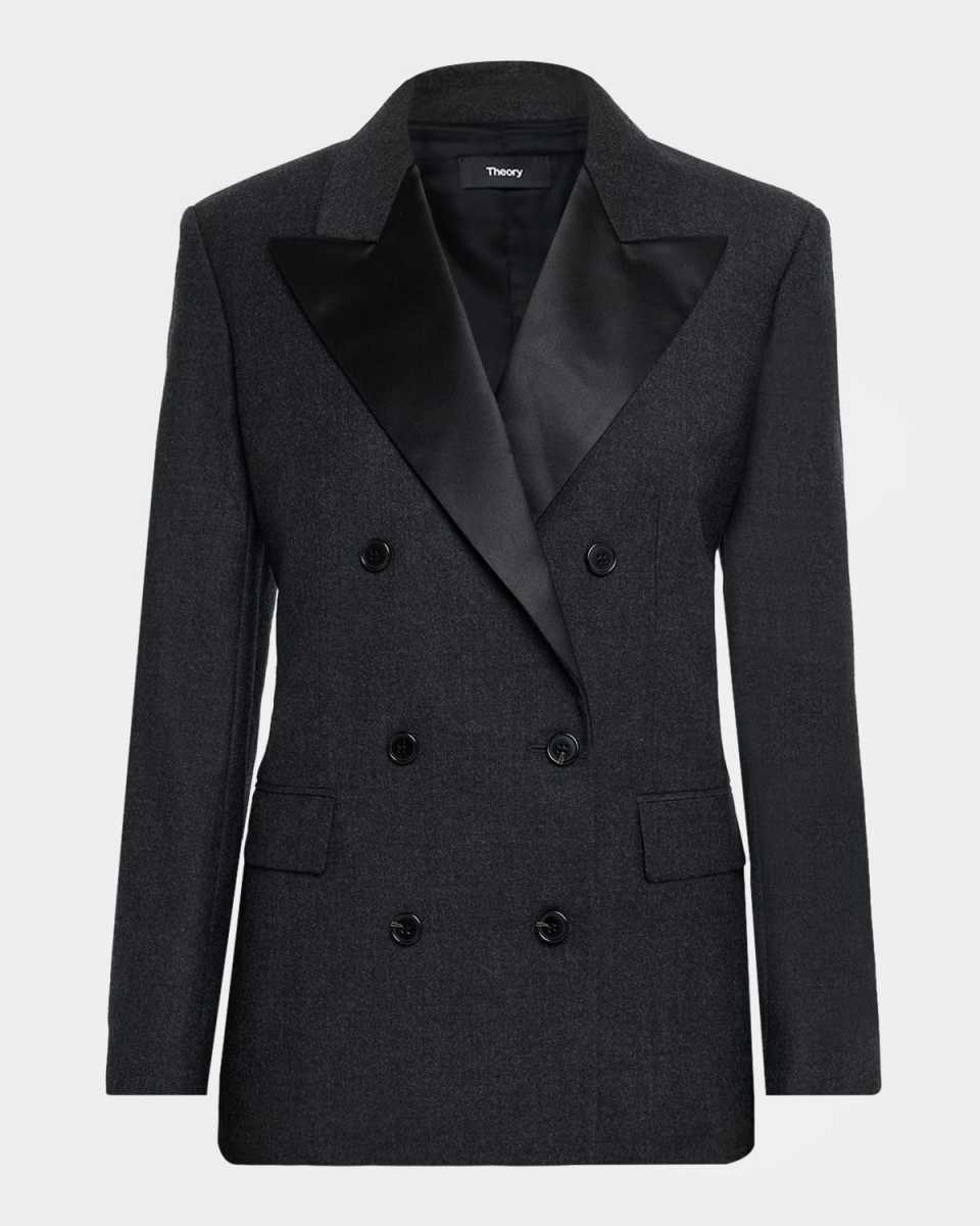 Double-Breasted Tuxedo Jacket